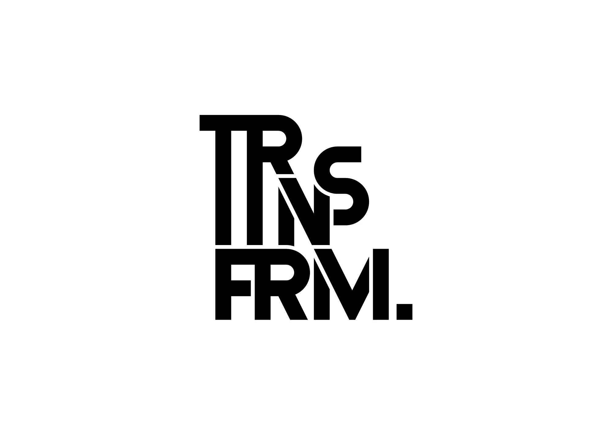 Logo des Podcasts TRNSFRM. (Transform)